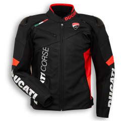 DUCATI CORSE C6 防摔皮衣/黑黑紅 BY DAINESE