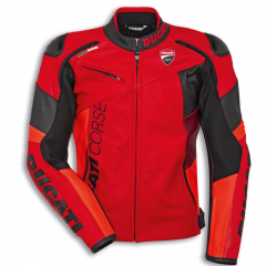 Ducati Corse C6 防摔皮衣 - 紅